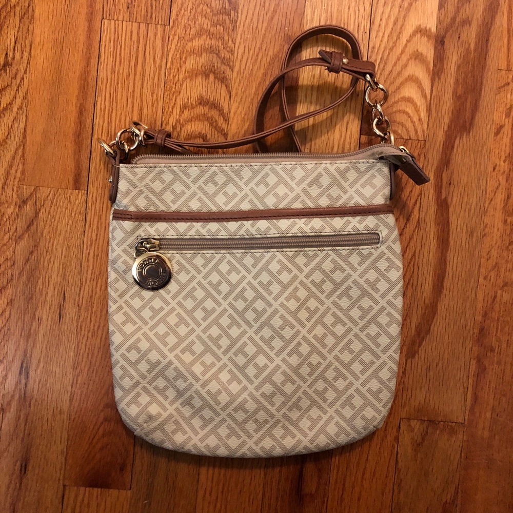 Tan crossbody bag